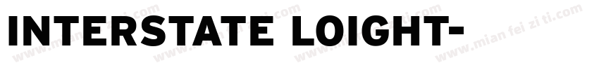 INTERSTATE LOIGHT字体转换